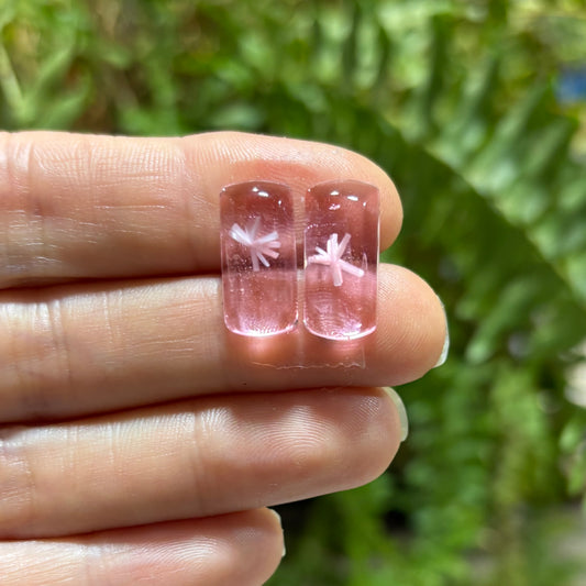 Bridewell Stone Cabochon Pair— Personally Created and Cut by Artist Ray Bridewell