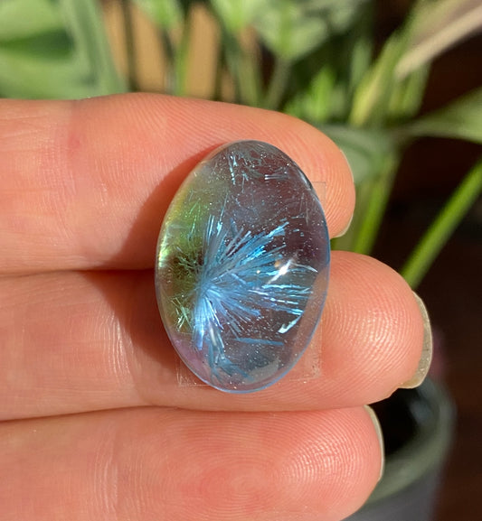 Artisan Created and Cut Bridewell Multicolor Cabochon